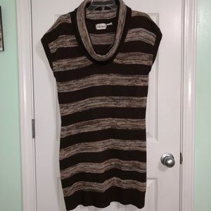 Brown/Tan Sweater Dress